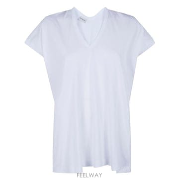 Dries Van Noten 26SS �帮�� �� ��ư ���� Ƽ���� 261 131101 3600 001 WHITE26SS �帮�� �� ��ư ���� Ƽ���� 261 131101 3600 001 WH