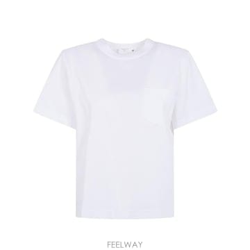 Sacai 26SS ��ī�� ���� Ƽ���� 26 08544 101 WHITE26SS ��ī�� ���� Ƽ���� 26 08544 101 WHITE