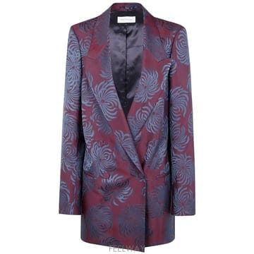 Dries Van Noten 25FW �帮�� �� ��ư ��Ʈ ���� 252 010409 2140 358 BURGUNDY25FW �帮�� �� ��ư ��Ʈ ���� 252 010409 2140 358 BURG