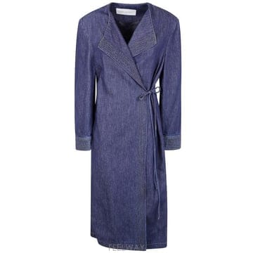 Dries Van Noten 25FW �帮�� �� ��ư Ʈ��ġ ��Ʈ 252 010265 2381 507 INDIGO25FW �帮�� �� ��ư Ʈ��ġ ��Ʈ 252 010265 2381 507 IN