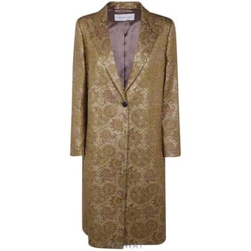 Dries Van Noten 26FW �帮�� �� ��ư ��Ʈ 262 010201 4346 954 GOLD26FW �帮�� �� ��ư ��Ʈ 262 010201 4346 954 GOLD