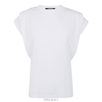 Jacquemus 26SS ��ũ���� ���� Ƽ���� 26ETSW00591AJ00254 100 WHITE26SS ��ũ���� ���� Ƽ���� 26ETSW00591AJ00254 100 WHITE