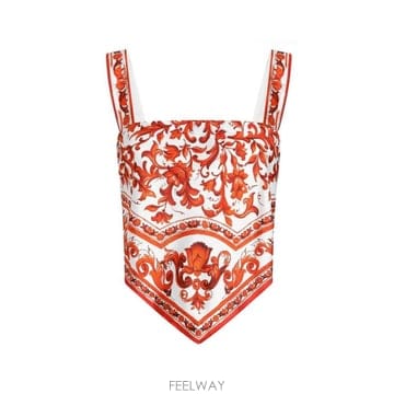 Dolce&Gabbana 26FW ��ü�ذ��ٳ� �μҸ� Ƽ���� F7BB0T GDDRES9000 White26FW ��ü�ذ��ٳ� �μҸ� Ƽ���� F7BB0T GDDRES9000 Whit