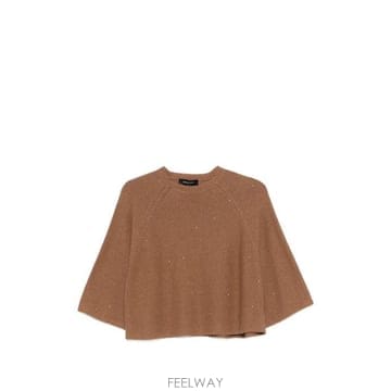 Fabiana Filippi 26SS �ĺ�Ƴ� �ʸ��� ���� Ƽ���� MAD266F349 D2731268 Brown26SS �ĺ�Ƴ� �ʸ��� ���� Ƽ���� MAD266F349 D2731268 B