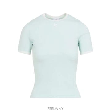 COURREGES 26SS ������ ���� Ƽ���� 125JTS017JS0203B216 White26SS ������ ���� Ƽ���� 125JTS017JS0203B216 White