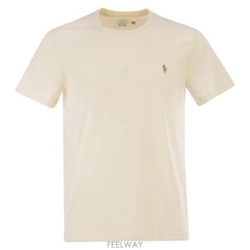Ralph Lauren 26SS ���� �����η� ���Ϸΰ� �ڼ� ���� Ƽ���� 710671438 CREAM26SS ���� �����η� ���Ϸΰ� �ڼ� ���� Ƽ���� 710671438