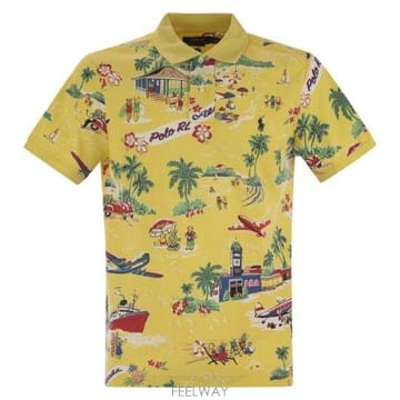 Ralph Lauren 25SS ���� �����η� ���� Ƽ���� 710963485 YELLOW25SS ���� �����η� ���� Ƽ���� 710963485 YELLOW