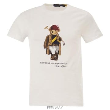 Ralph Lauren 26SS ���� �����η� ���� Ƽ���� 710B16611 WHITE26SS ���� �����η� ���� Ƽ���� 710B16611 WHITE