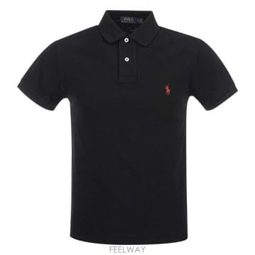 Ralph Lauren 26SS ���� �����η� ���� Ƽ���� 710795080 BLACK26SS ���� �����η� ���� Ƽ���� 710795080 BLACK
