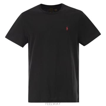 Ralph Lauren 26SS ���� �����η� ���� Ƽ���� 710680785 BLACK26SS ���� �����η� ���� Ƽ���� 710680785 BLACK