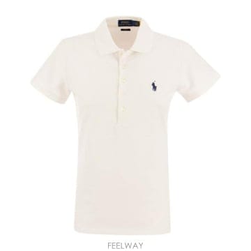 Ralph Lauren 26SS ���� �����η� ���� Ƽ���� 211870245 WHITE26SS ���� �����η� ���� Ƽ���� 211870245 WHITE