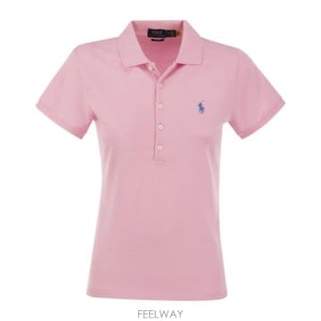 Ralph Lauren 26SS ���� �����η� ���� Ƽ���� 211870245 PINK26SS ���� �����η� ���� Ƽ���� 211870245 PINK