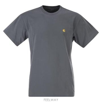 26SS 칼하트 숏슬리브 체이스 티셔츠 I026391 DARK GREY