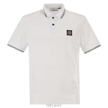 Stone Island 26SS ���� ���Ϸ��� ���� Ƽ���� L1S152200010 WHITE26SS ���� ���Ϸ��� ���� Ƽ���� L1S152200010 WHITE
