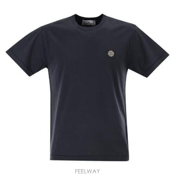 Stone Island 26SS ���� ���Ϸ��� 60 2 ��ư ���� ������ Ƽ���� L1S152100027 NAVY26SS ���� ���Ϸ��� 60 2 ��ư ���� ������ Ƽ���� L1S152