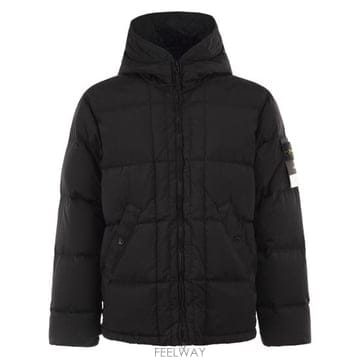 26FW 스톤 아일랜드 나일론 메탈 에코닐 드로우코드 헴 후드 다운 자켓 나일론 메탈 에코닐 드로우코드 헴