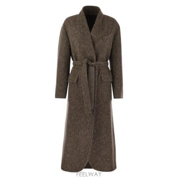 Brunello Cucinelli 25FW ���ڷ� ��ġ�ڸ� ���� �극��Ƽ�� �� ĳ�ù̾� ��Ʈ MG5349931 BROWN25FW ���ڷ� ��ġ�ڸ� ���� �극��Ƽ�� �� ĳ�ù̾� ��