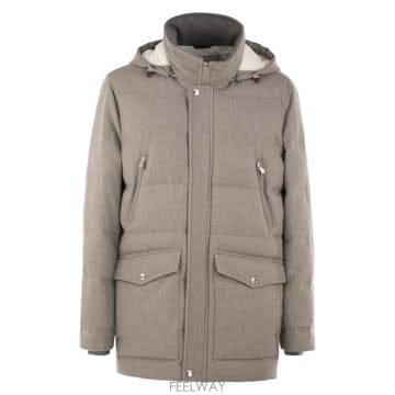 Brunello Cucinelli 26FW ���ڷ� ��ġ�ڸ� ����� �� �ö��� Ż���� �ĵ� �ٿ� ���� MM4701823 GREY26FW ���ڷ� ��ġ�ڸ� ����� �� �ö��� Ż���� �ĵ� ��