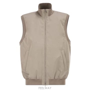 26SS 브루넬로 쿠치넬리 가공 나일론 웨이스트코트 MM4796584 BEIGE