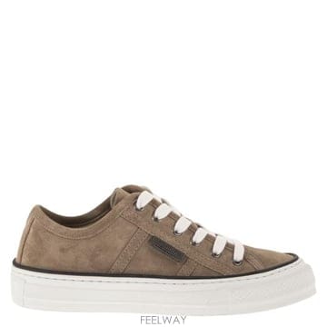 Brunello Cucinelli 26SS ���ڷ� ��ġ�ڸ� ���̴� �� �����̵� ����Ŀ�� MZSFG3221 LIGHT BROWN26SS ���ڷ� ��ġ�ڸ� ���̴� �� �����̵� ����Ŀ�� MZS