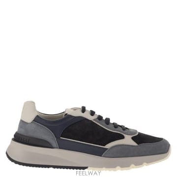 Brunello Cucinelli 26FW ���ڷ� ��ġ�ڸ� ���� ���� �����̵� ���� ����Ŀ�� MZUSNEO355 BLUE26FW ���ڷ� ��ġ�ڸ� ���� ���� �����̵� ���� ����Ŀ