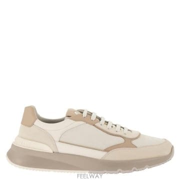 Brunello Cucinelli 26FW ���ڷ� ��ġ�ڸ� ���� ���� �����̵� ���� ����Ŀ�� MZUSNEO355 CREAM26FW ���ڷ� ��ġ�ڸ� ���� ���� �����̵� ���� ����Ŀ