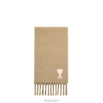 26FW 아미 알파카 아미 드 꾀흐 스카프 USF673 AW0004A184 BEIGE