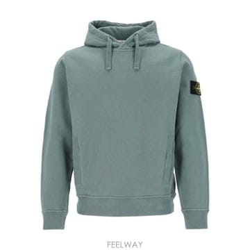 스톤 아일랜드 후드 티셔츠 그린