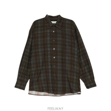 26FW 아워레가시 모어 체크 프린트 보로드 셔츠 M4262BMC MORECHECK GREEN