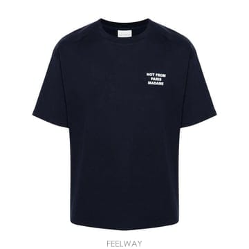 Drole de Monsieur 26FW ��ѵ幫�� ���� Ƽ���� MTS203 CO002NAVY26FW ��ѵ幫�� ���� Ƽ���� MTS203 CO002NAVY