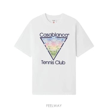 CASABLANCA 26FW ī�����ī ���� Ƽ���� MAW26JTS00106 BRIGHTWHITEJERSEY26FW ī�����ī ���� Ƽ���� MAW26JTS00106 BRIGHTWHITEJ