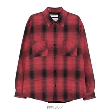 26FW 아워레가시 워핀 셔츠 M4262WBC BISONCHECKRANCH RED