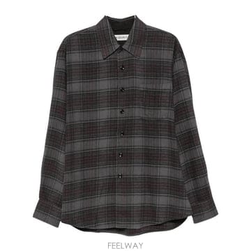26FW 아워레가시 페이디드 녹턴 체크 플라넬 어보브 셔츠 M4262AFN FADEDNOCTURNE BLAC