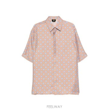 26FW 펜디 반팔 셔츠 FS1317B15T F0QB5 MultiColour