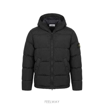 26FW 스톤 아일랜드 나일론 메탈 에코닐 드로우코드 헴 후드 다운 자켓 나일론 메탈 에코닐 드로우코드 헴
