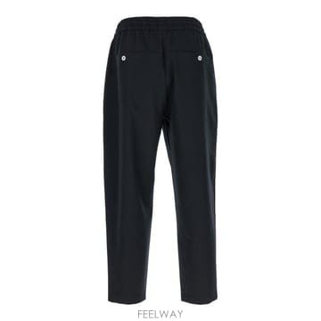 26FW 드롤드무슈 스트레이트 팬츠 PERMBP167PL127BL Black