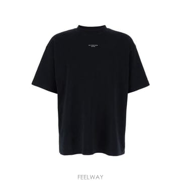 26FW 드롤드무슈 반팔 티셔츠 PERMTS202CO002BL Black