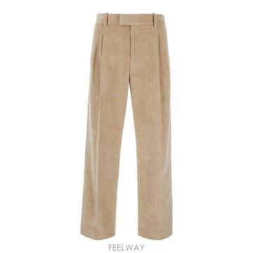 26FW 드롤드무슈 스트레이트 팬츠 PERMBP165CO156BG Beige