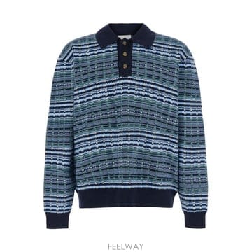 26FW 드롤드무슈 폴로 티셔츠 LPO222CO209BE Blu