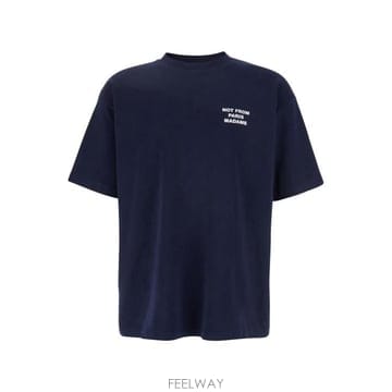 26FW 드롤드무슈 반팔 티셔츠 PERMTS203CO002NY Blu