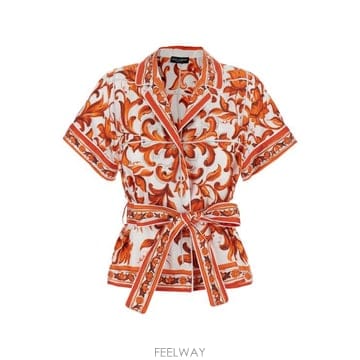 Dolce&Gabbana 26FW ��ü�ذ��ٳ� ����콺 ���� F5G67TGDDRES9000 Orange26FW ��ü�ذ��ٳ� ����콺 ���� F5G67TGDDRES9000 Orang