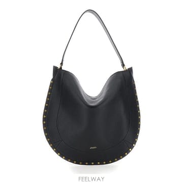 26FW 이자벨마랑 OSKAN 오스칸 문 숄더백 PP0200FAC3C22M01BK Black