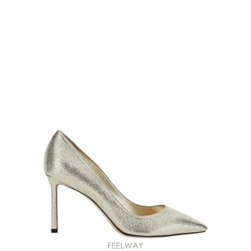 26FW 지미추 힐 펌프스 ROMY85DXBPLATINUM Metallic