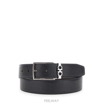 26FW 살바토레 페라가모 리버시블 어드저스터블 간치니 벨트 67A0370708206 Black