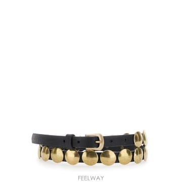 25FW 골든구스 슬림 벨트 GWA00408A00044890100 Black
