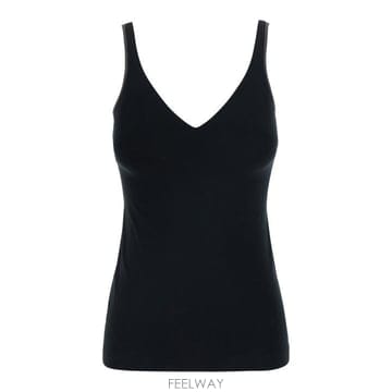 26FW 브루넬로 쿠치넬리 민소매 티셔츠 MPT18BA702C101 Black