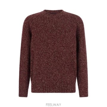 26FW 브루넬로 쿠치넬리 긴팔 티셔츠 MNX506100C9761 Red