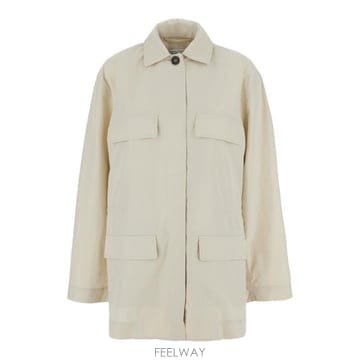 26FW 토템 드로스트링 칼라 재킷 263WRO0325FB0427302 Beige