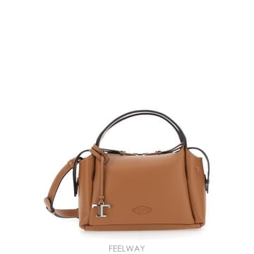 26FW 토즈 타임리스 미니 레더 탑 핸들 토트백 XBWAPAU0100QRIS410 Brown
