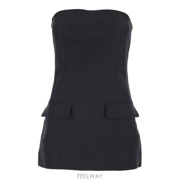 26SS 토템 민소매 티셔츠 261WRT0611FB0567001 Black